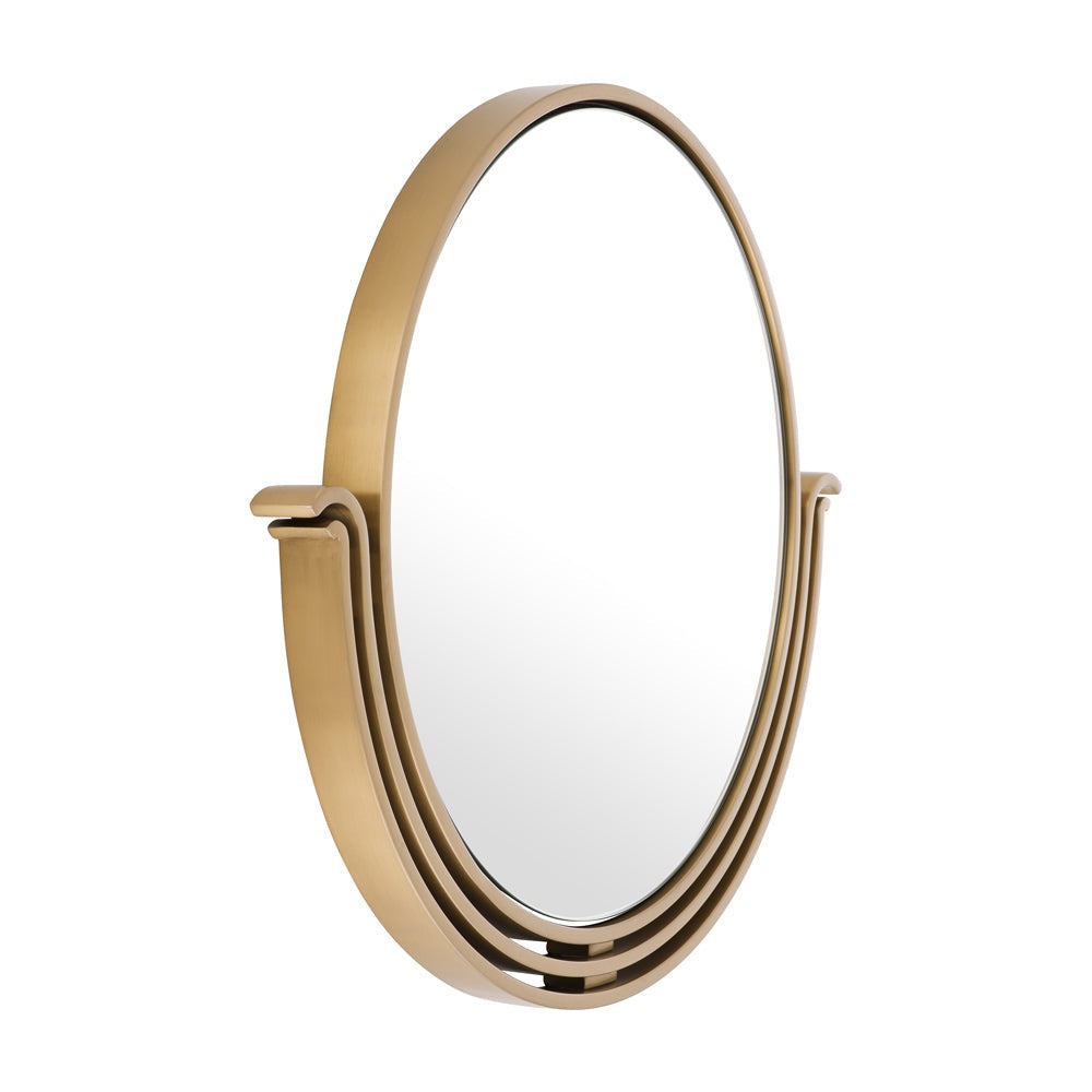 Product photograph of Eichholtz Mirror Tombo Antique Brass Finish from Olivia's.
