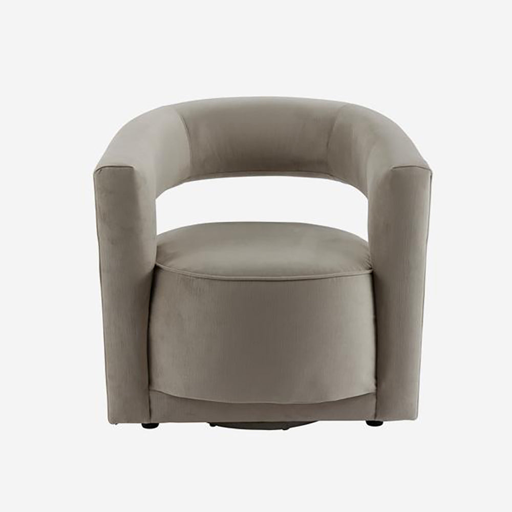 Product photograph of Andrew Martin Madison Dove Occasional Chair Grey from Olivia's.
