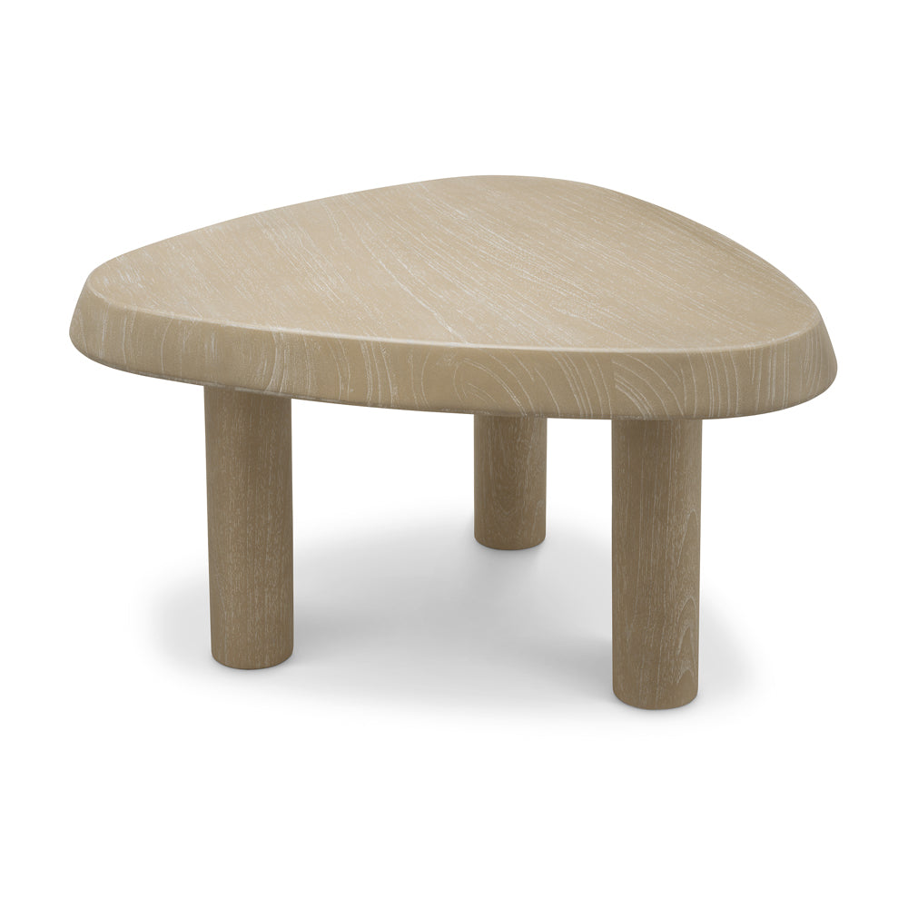 Product photograph of Eichholtz Large Bri L Coffee Table In Washed Veneer Outlet from Olivia's