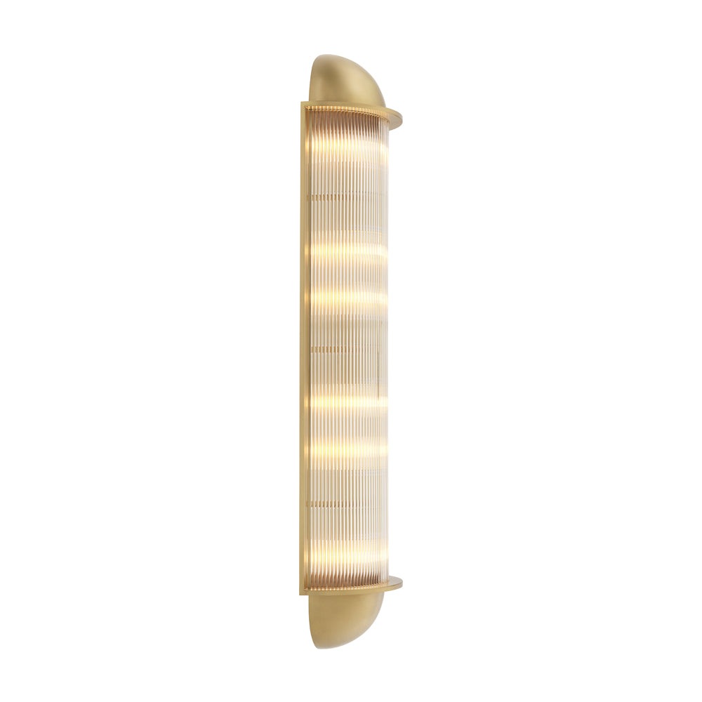 Product photograph of Eichholtz Paolino Wall Lamp In Antique Brass from Olivia's.