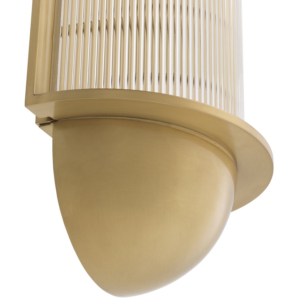 Product photograph of Eichholtz Paolino Wall Lamp In Antique Brass from Olivia's.