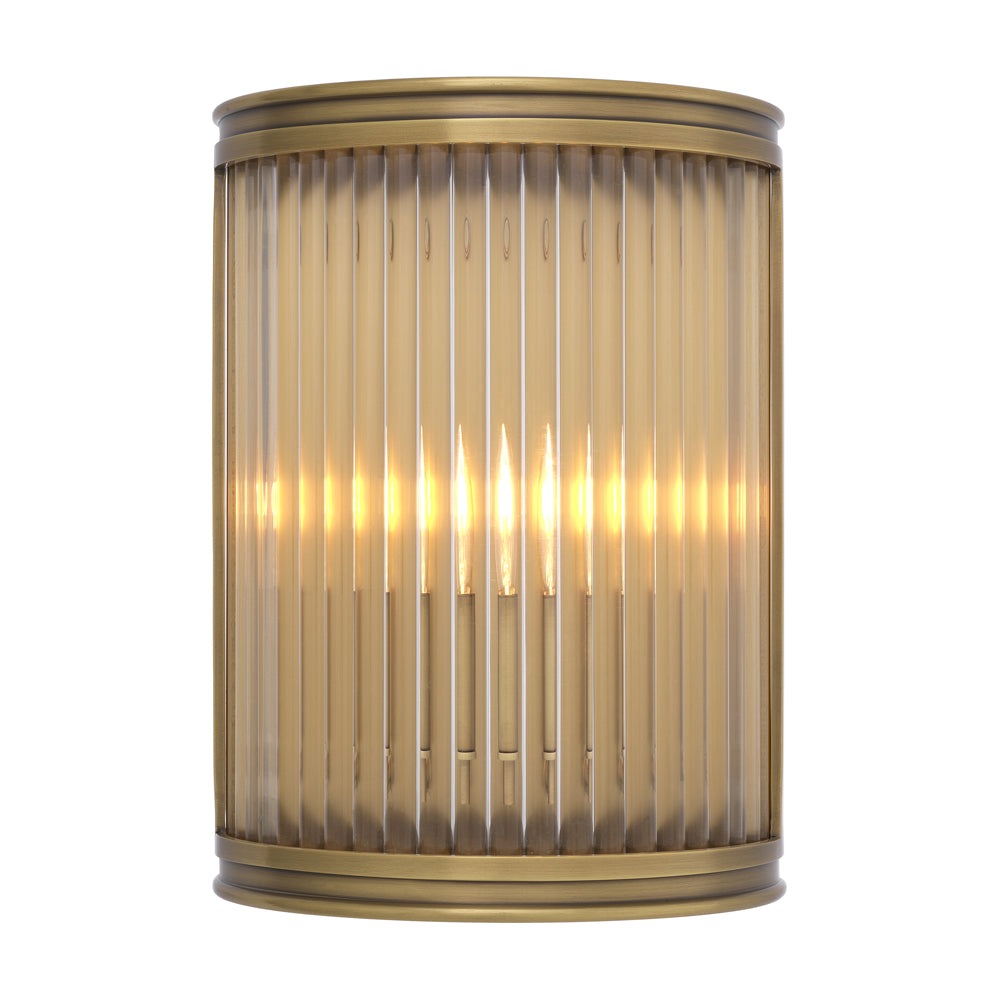 Product photograph of Eichholtz Alice Wall Lamp In Antique Brass from Olivia's