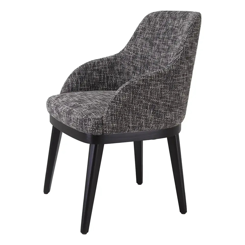 Product photograph of Eichholtz Costa Dining Chair In Cambon Black from Olivia's.