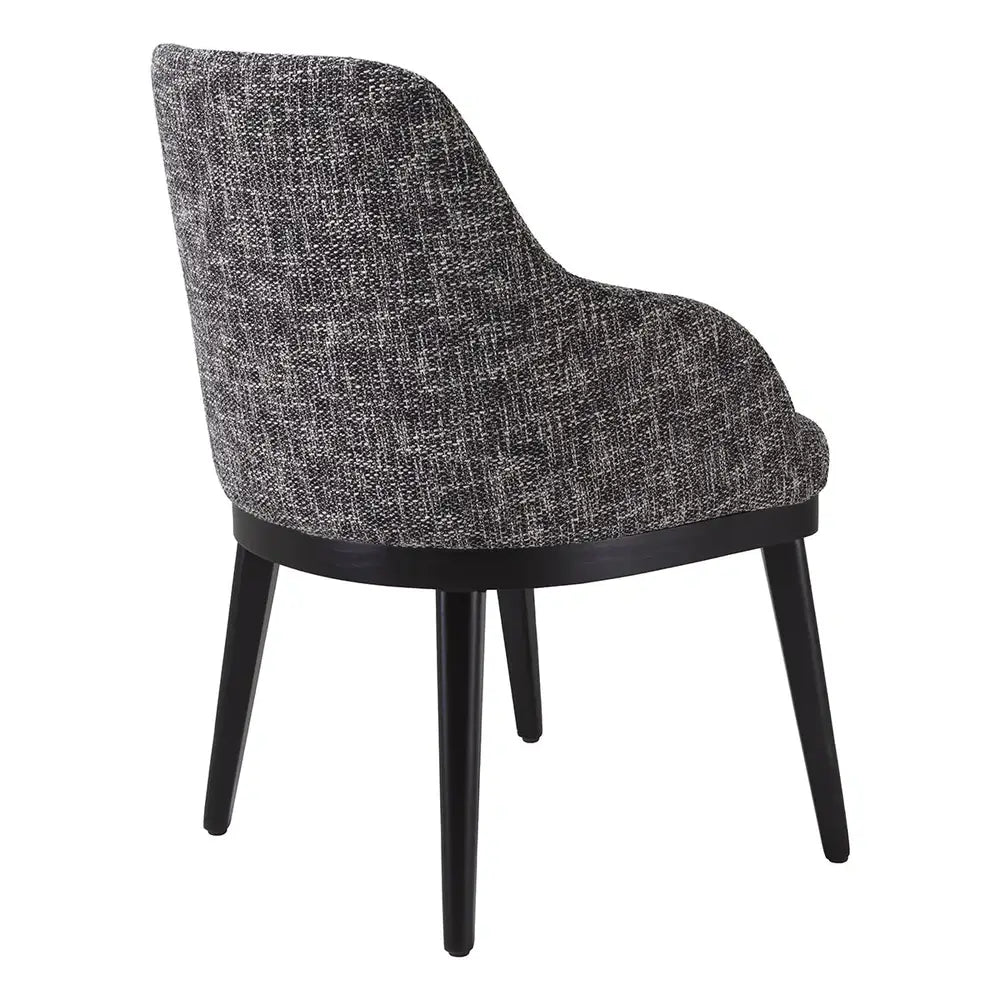 Product photograph of Eichholtz Costa Dining Chair In Cambon Black from Olivia's.