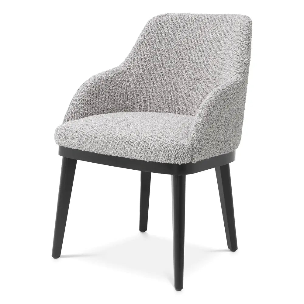 Eichholtz Costa Dining Chair In Boucl Grey