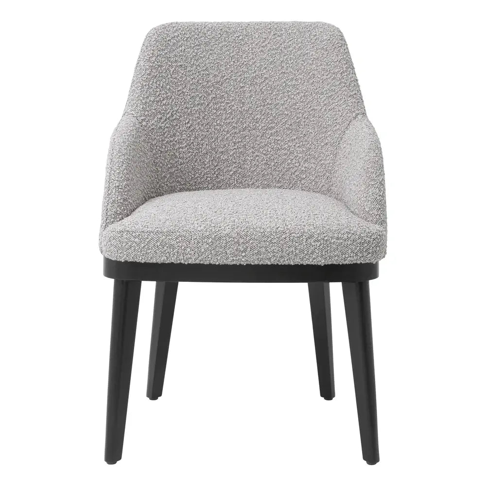 Eichholtz Costa Dining Chair in Bouclé Grey