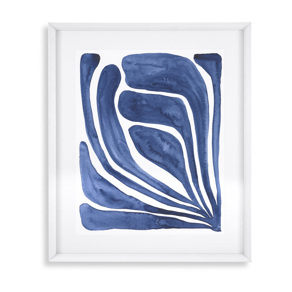 Product photograph of Eichholtz Set Of 2 Blue Stylized Lead Art Prints from Olivia's.