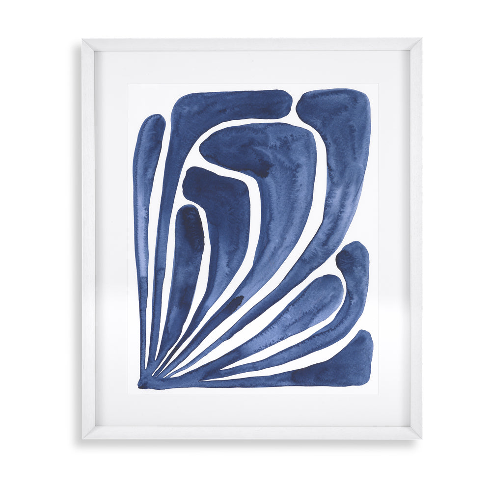 Product photograph of Eichholtz Set Of 2 Blue Stylized Lead Art Prints from Olivia's.