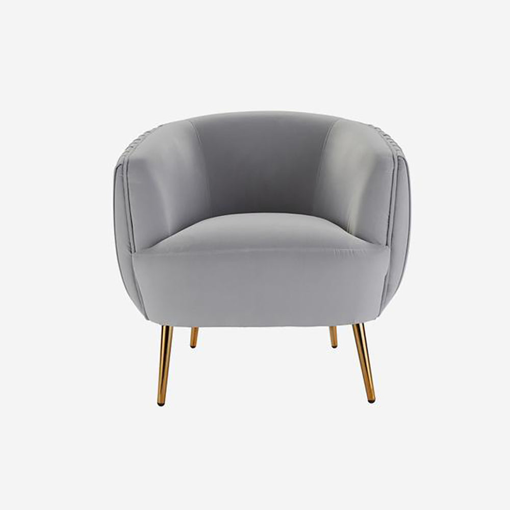 Product photograph of Andrew Martin Pippa Occasional Chair Grey from Olivia's.