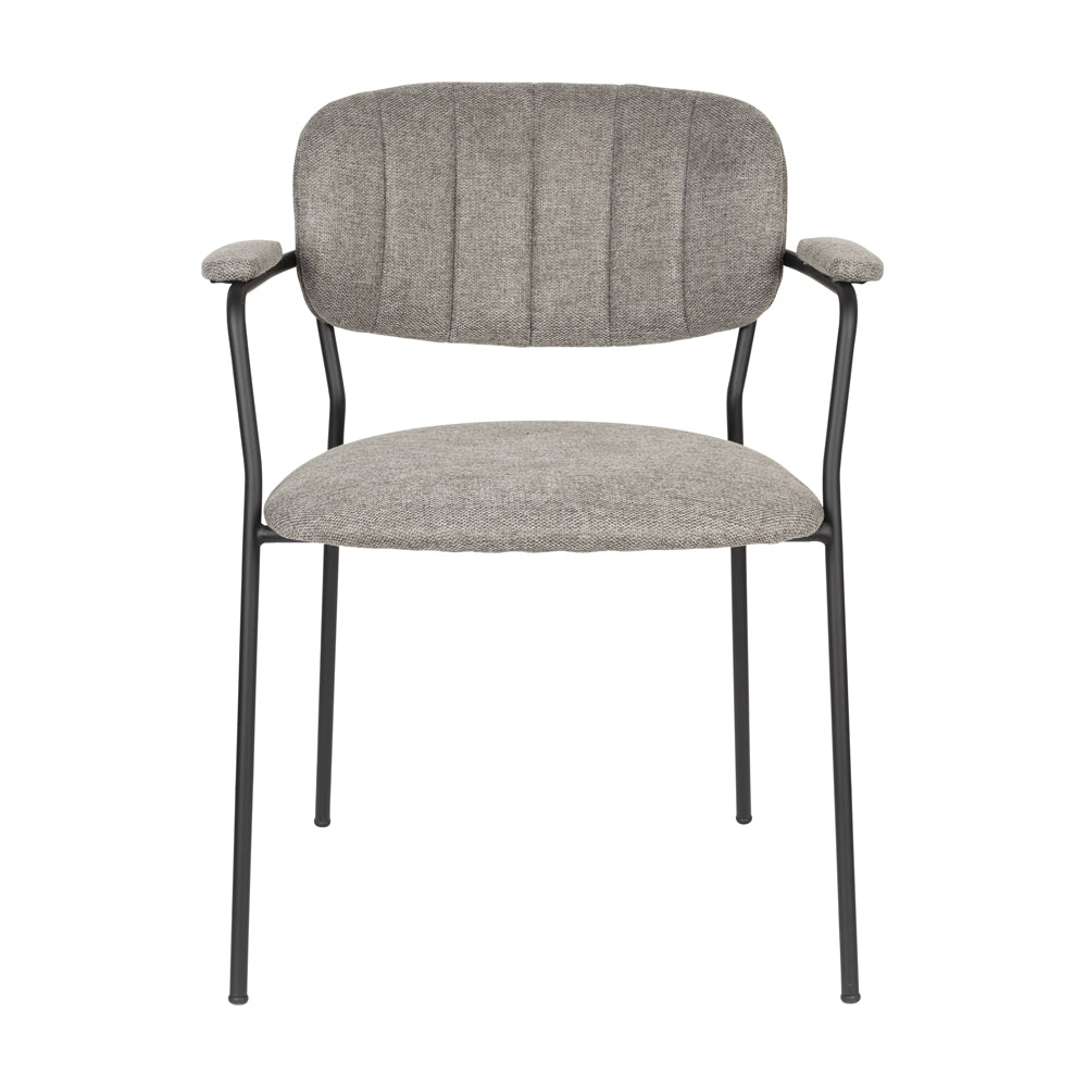 Product photograph of Olivia S Nordic Living Collection Set Of 2 Holen Armchair In Black Grey from Olivia's.