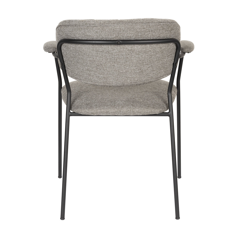 Product photograph of Olivia S Nordic Living Collection Set Of 2 Holen Armchair In Black Grey from Olivia's.