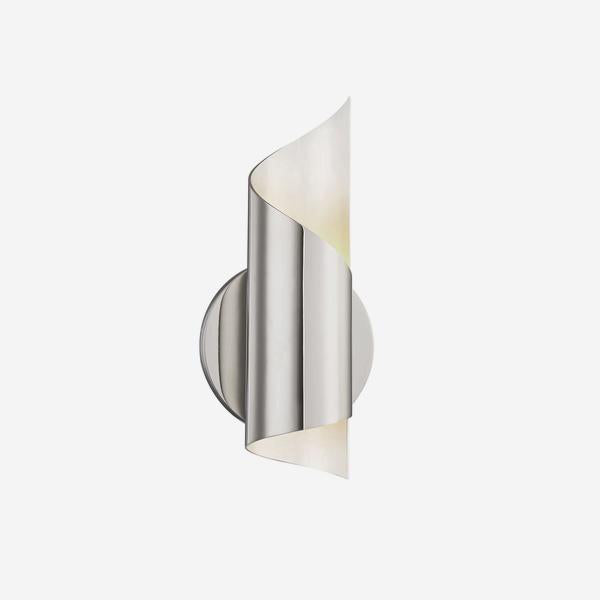 Product photograph of Andrew Martin Evie Wall Light Polished Nickel from Olivia's