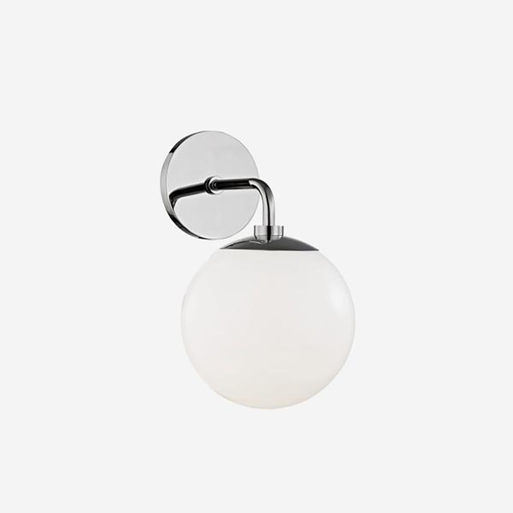 Product photograph of Andrew Martin Stella Wall Light Polished Nickel from Olivia's