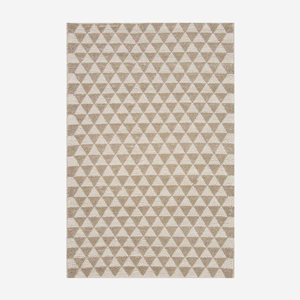 Product photograph of Andrew Martin Moda Rug Brown White 244 X 4 X 153cm from Olivia's