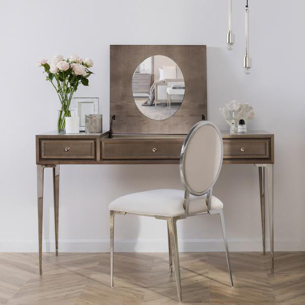 Product photograph of Andrew Martin Chloe Light Dressing Table from Olivia's.