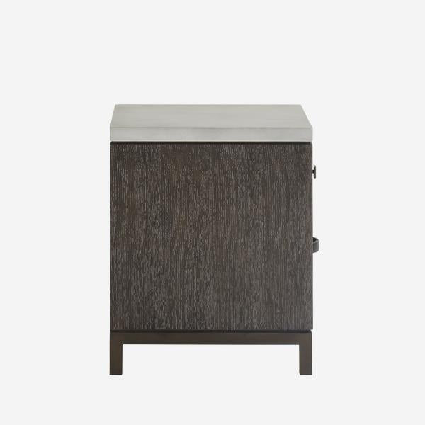 Product photograph of Andrew Martin Emerson Bedside Table Black from Olivia's.
