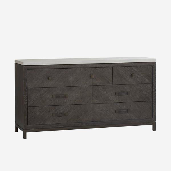 Product photograph of Andrew Martin Emerson Chest Of Drawers Black from Olivia's