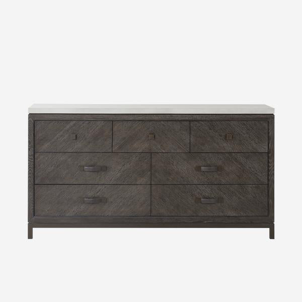 Product photograph of Andrew Martin Emerson Chest Of Drawers Black from Olivia's.