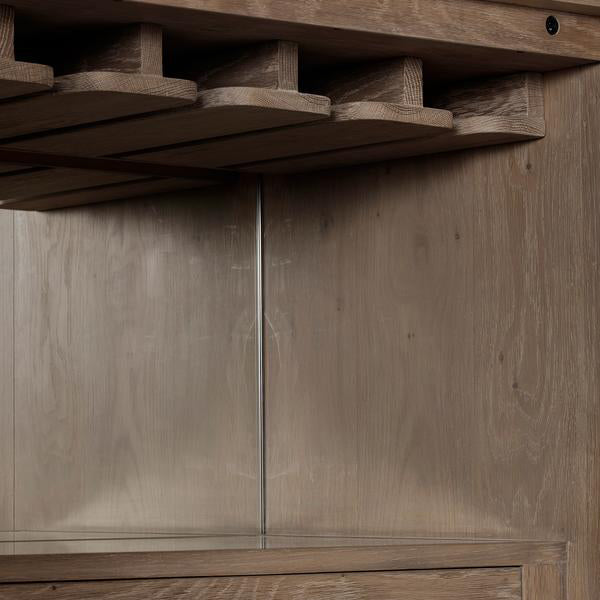 Product photograph of Andrew Martin Bar Charlie Cabinet Brown from Olivia's.