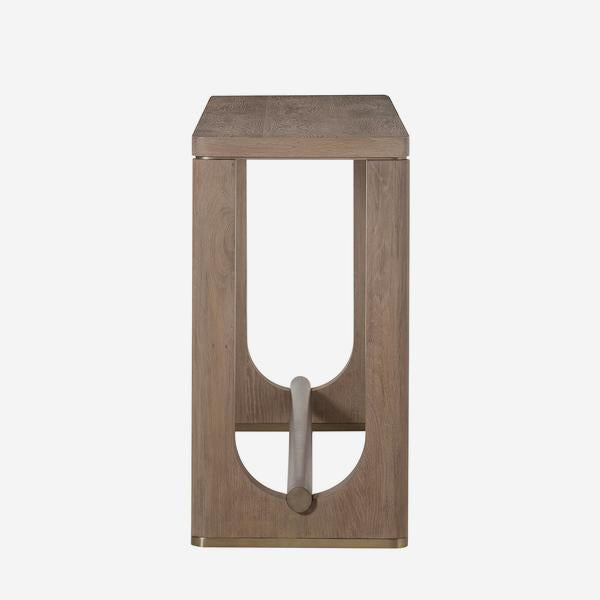 Product photograph of Andrew Martin Charlie Console Table Brown from Olivia's.