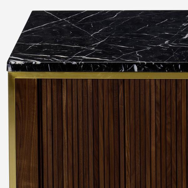 Product photograph of Andrew Martin Chester Sideboard Black Small from Olivia's.