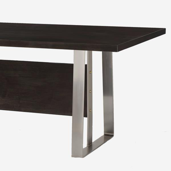 Product photograph of Andrew Martin Almera 6 - 8 Seater Dining Table Black from Olivia's.