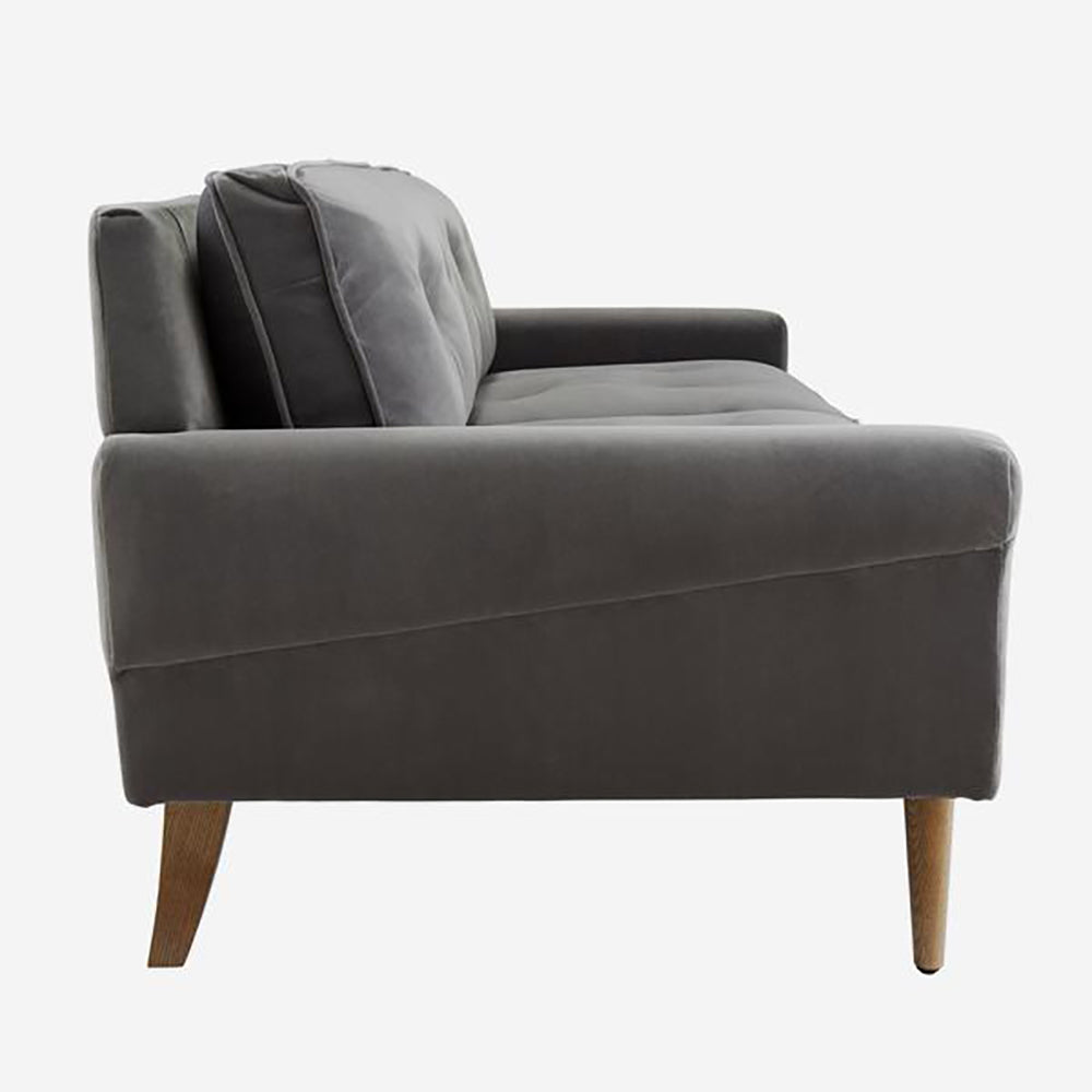Product photograph of Andrew Martin 2 Seater Firecracker Sofa Grey from Olivia's.