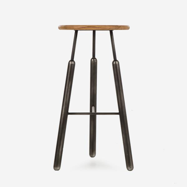 Product photograph of Andrew Martin Blanka Bar Stool Brown from Olivia's.