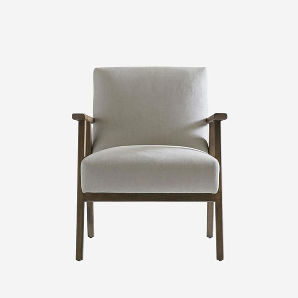 Product photograph of Andrew Martin Armchair Rory In White from Olivia's.