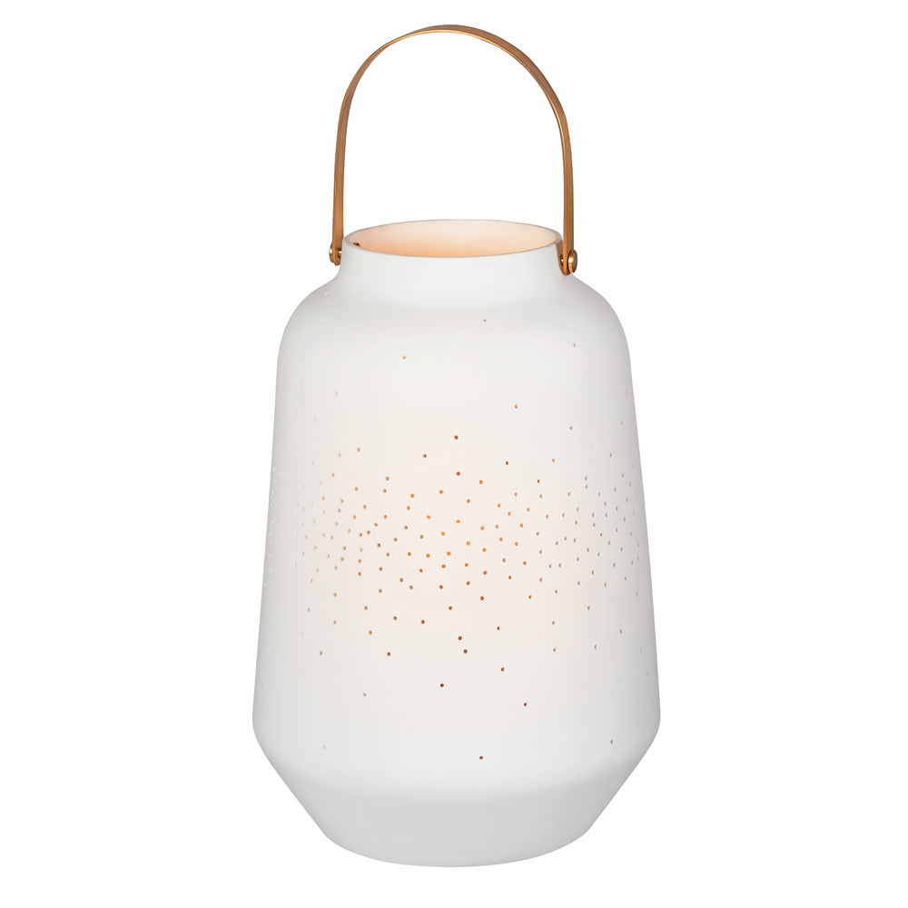 Product photograph of Porcelain Lantern Small from Olivia's.