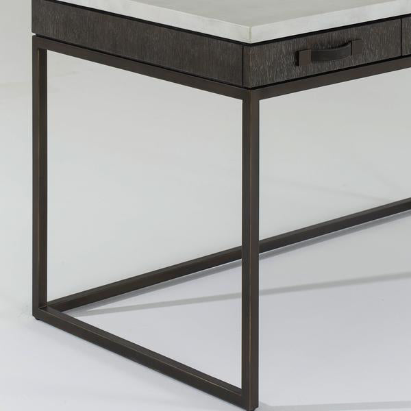 Product photograph of Andrew Martin Emerson Desk Black from Olivia's.