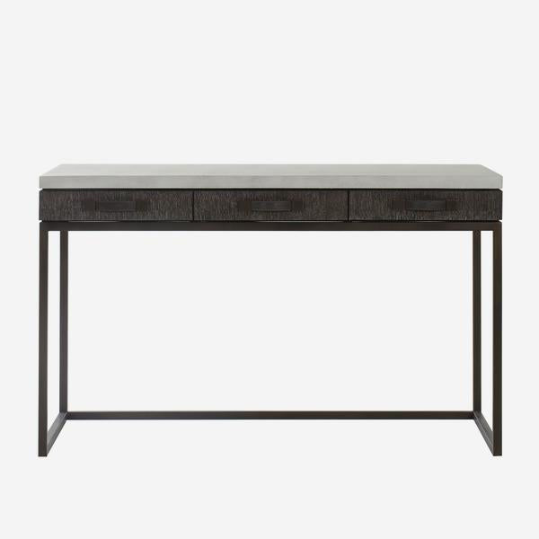 Product photograph of Andrew Martin Emerson Desk Black from Olivia's.