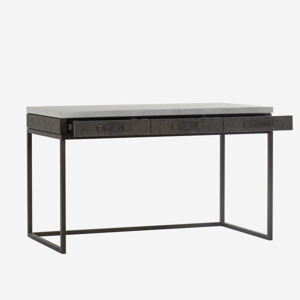 Product photograph of Andrew Martin Emerson Desk Black from Olivia's.