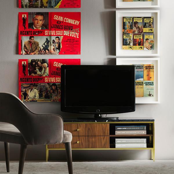 Andrew Martin Chester Media Unit Black