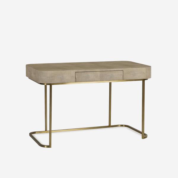 Product photograph of Andrew Martin Jacques Desk Taupe from Olivia's
