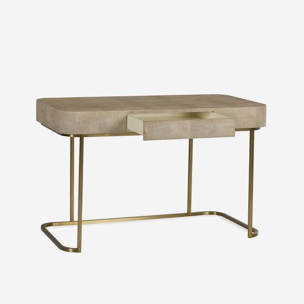 Product photograph of Andrew Martin Jacques Desk Taupe from Olivia's.