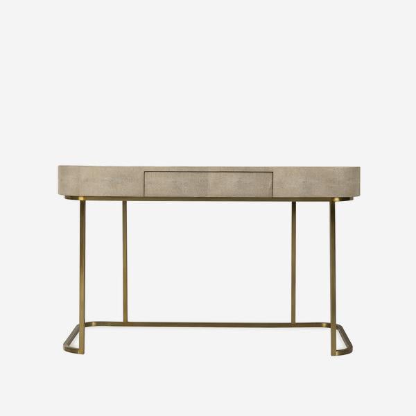 Product photograph of Andrew Martin Jacques Desk Taupe from Olivia's.