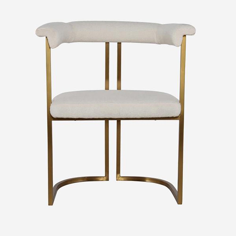 Product photograph of Andrew Martin Martha Occasional Chair White from Olivia's.