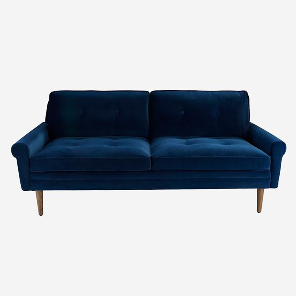 Product photograph of Andrew Martin 2 Seater Firecracker Dark Sofa Blue from Olivia's.