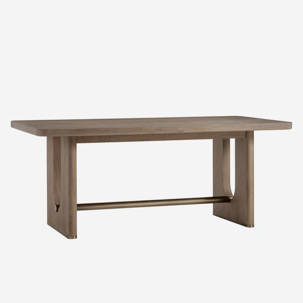 Andrew Martin Charlie 6 Seater Dining Table Brown