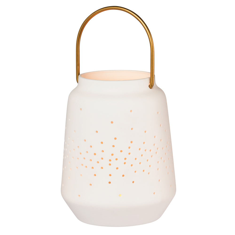 Product photograph of Mini Porcelain Lantern Small from Olivia's.