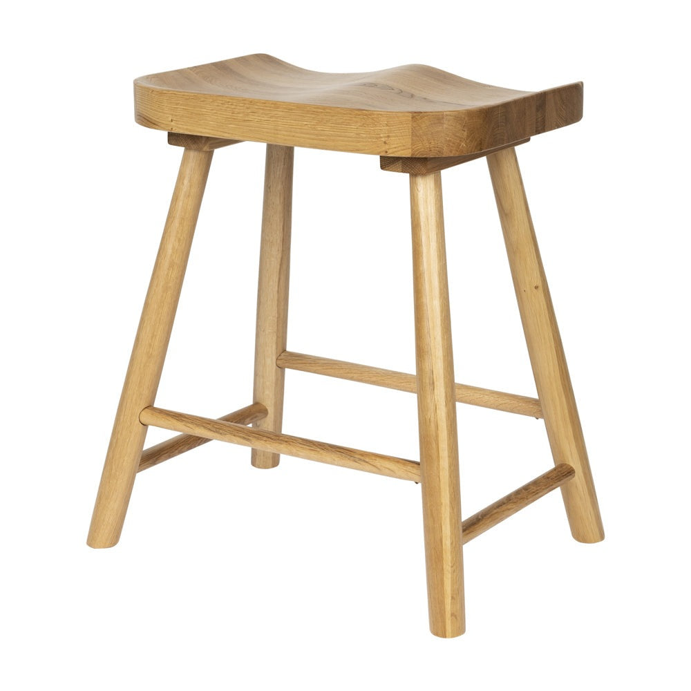 Product photograph of Olivia S Nordic Living Collection Wander Stool In Natural from Olivia's.