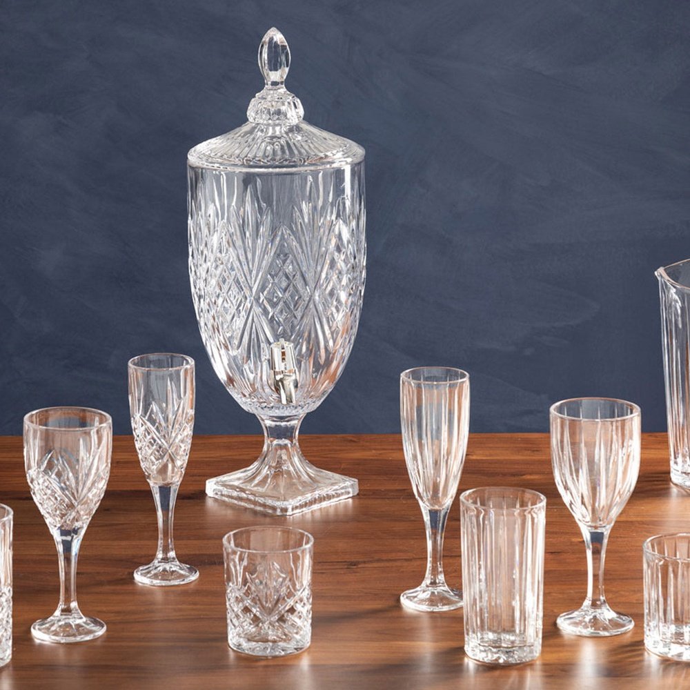 Product photograph of Olivia S Set Of 4 Beaumont Crystal Clear Hi Ball Glasses from Olivia's.