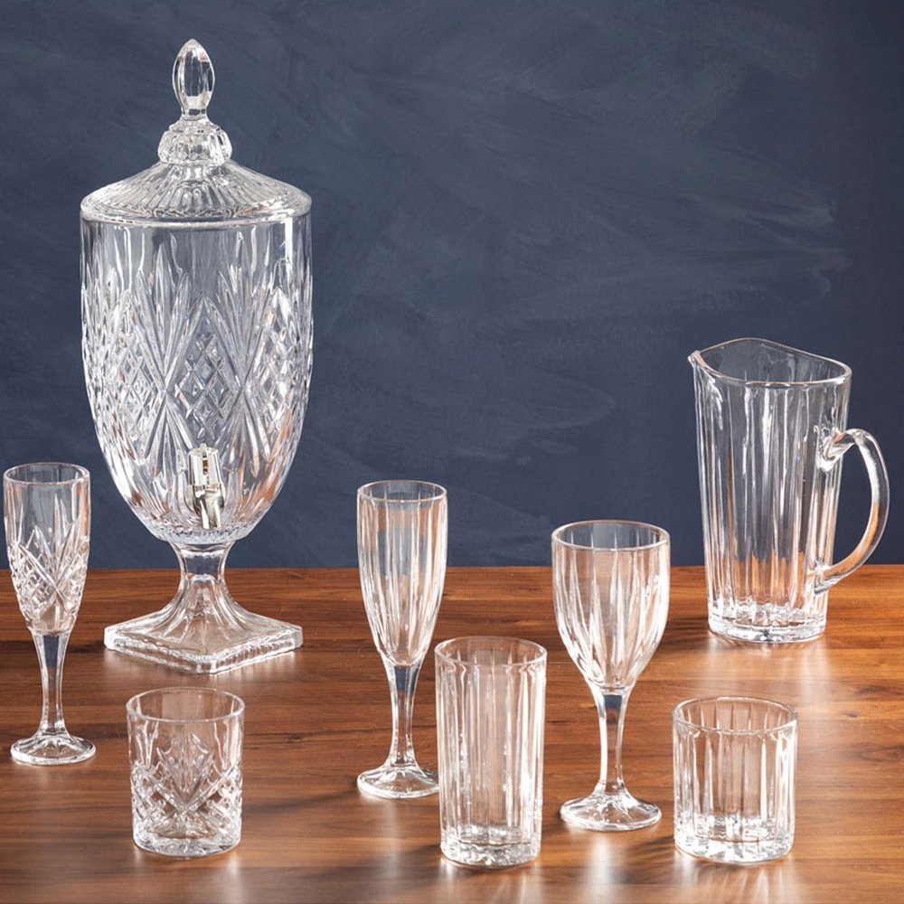 Product photograph of Olivia S Set Of 4 Beaumont Crystal Clear Tumblers from Olivia's.