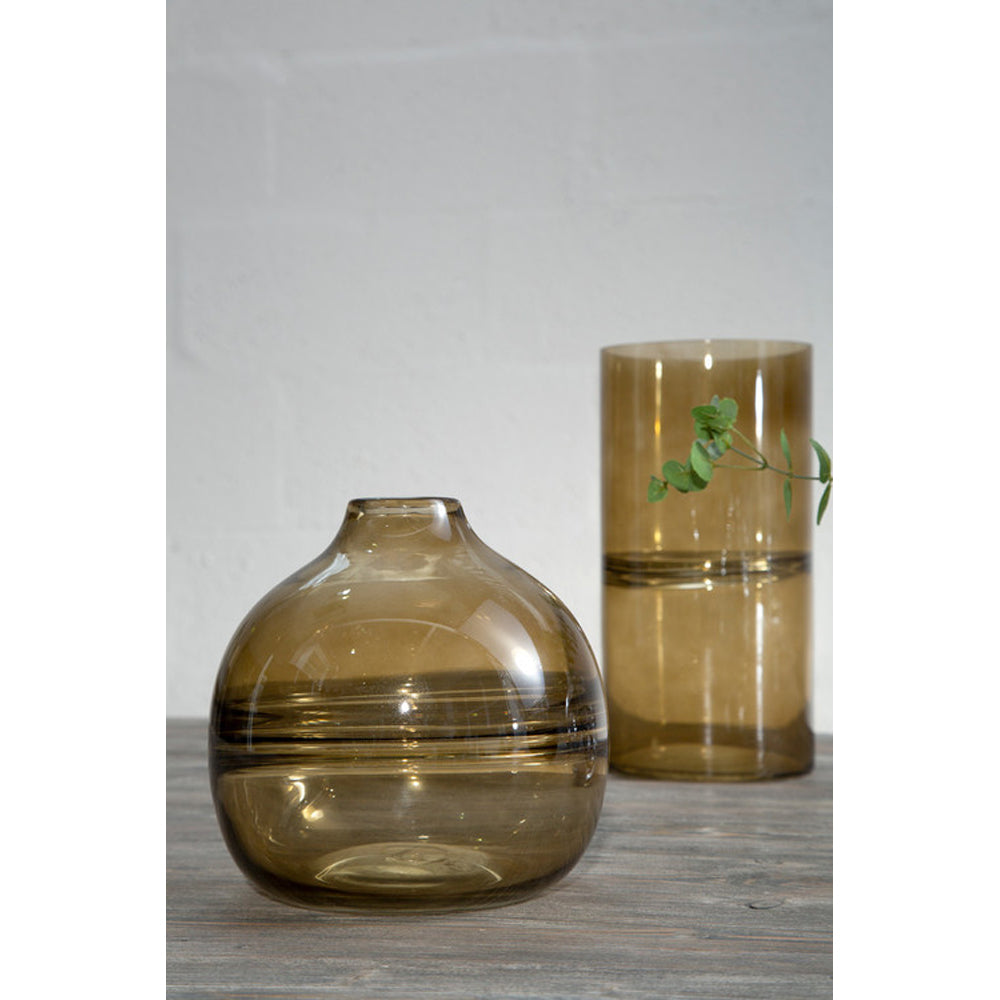 Product photograph of Olivia S Luxe Collection - Amber Tall Vase from Olivia's.