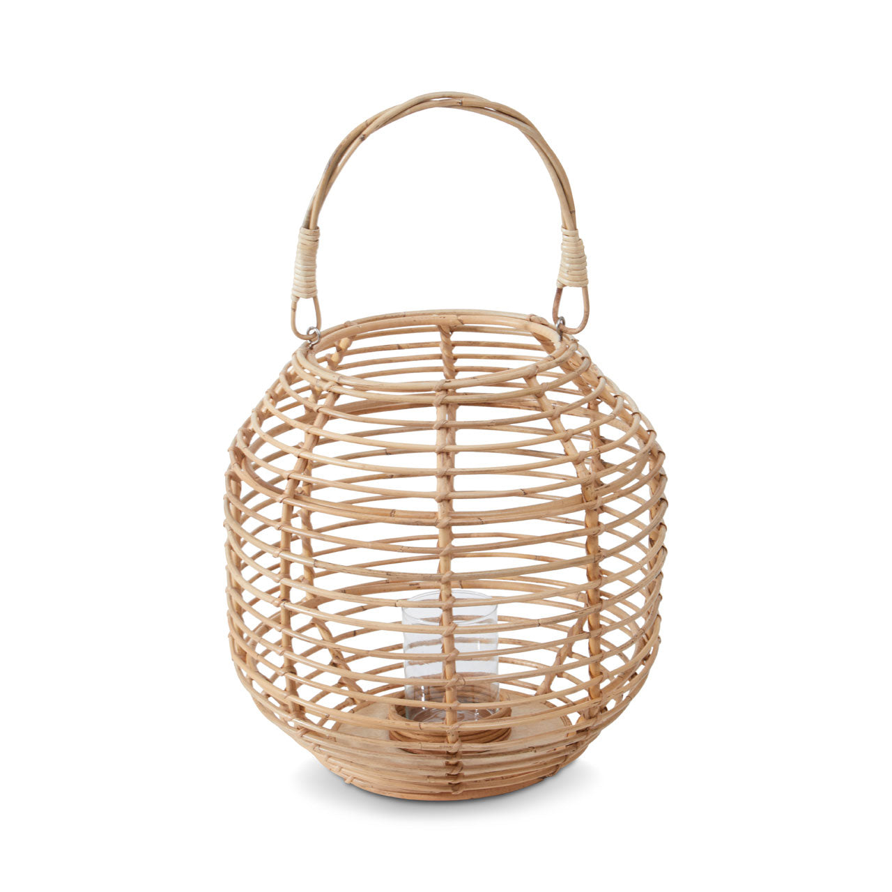 Product photograph of Olivia S Mara Candle Holder In Natural Rattan Large from Olivia's.