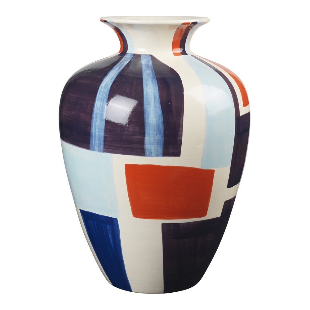 Product photograph of Broste Copenhagen Stoneware Dana Vase - Dark from Olivia's