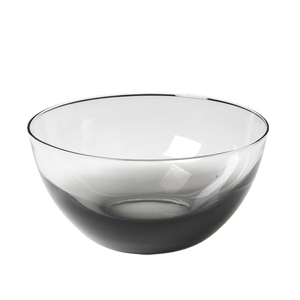 Product photograph of Broste Copenhagen Smoke Bowl Clear And Grey from Olivia's