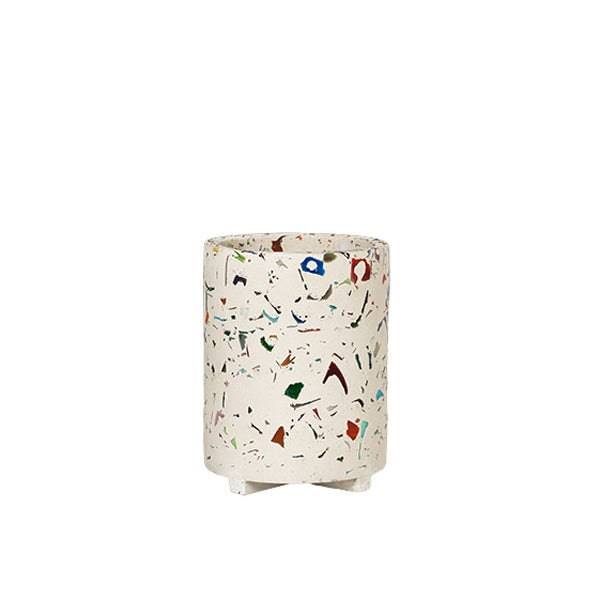 Product photograph of Broste Copenhagen Holder Candle Holder Razzo Rainy Day Multi Colour from Olivia's