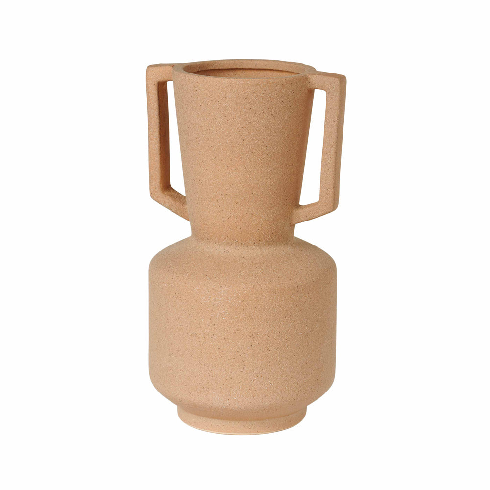 Product photograph of Broste Copenhagen Simi Vase Indian Tan Small from Olivia's.
